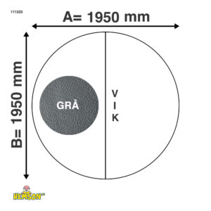 Spalokk | Runde 195 | Grå | 111325